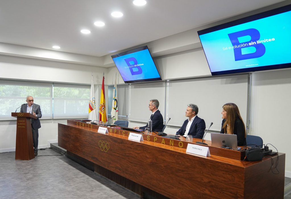 Un momento de la presentación en la sede del Comité Olímpico Español